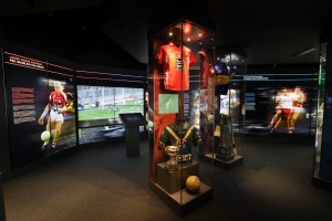 Gallery 1a - videowall and camogie