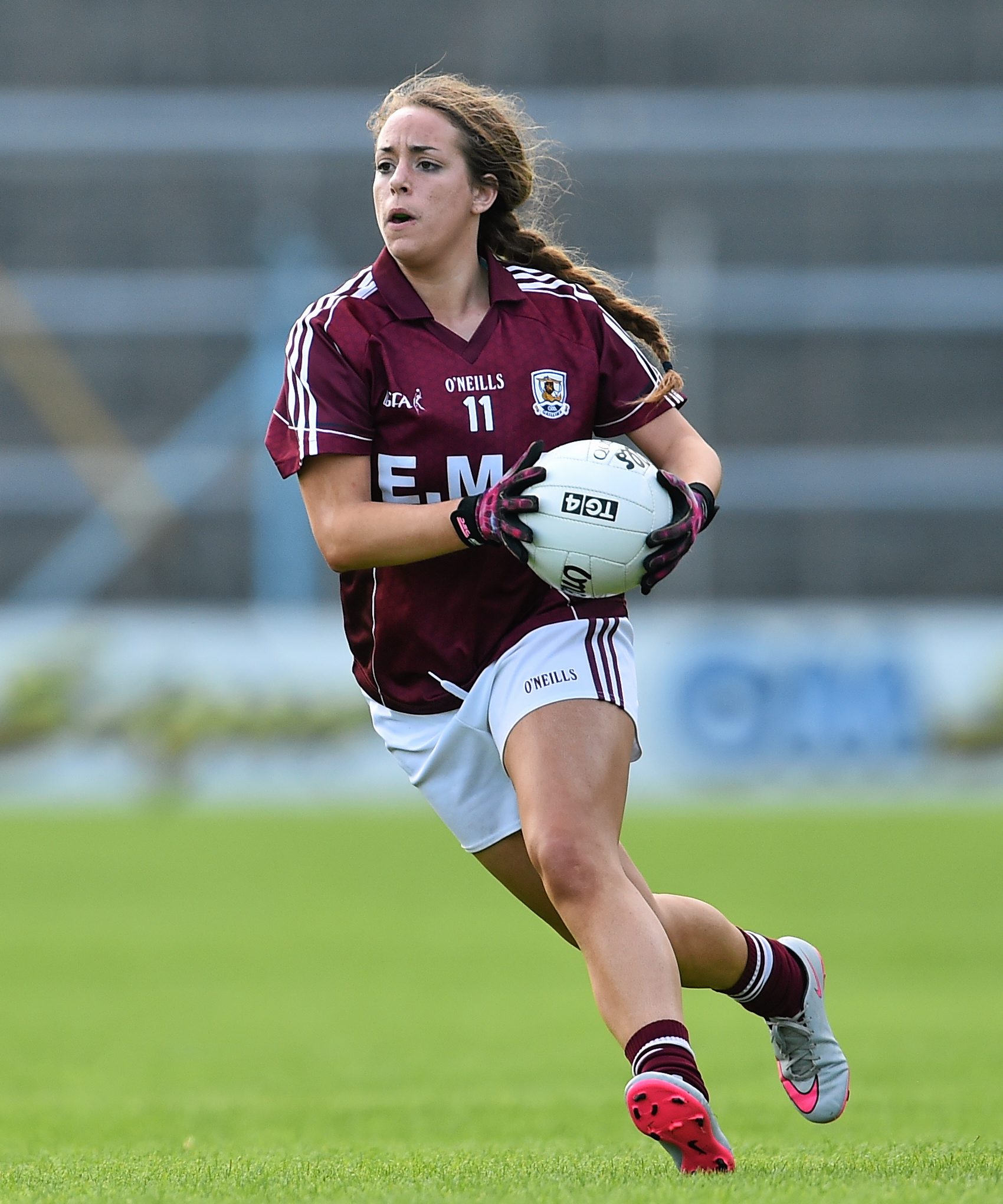 3 August 2015; Chelsey Blade, Galway. TG4 Ladies Football All-Ireland Minor A Championship Final, Cork v Galway. Semple Stadium, Thurles, Co. Tipperary. Picture credit: Ramsey Cardy / SPORTSFILE *** NO REPRODUCTION FEE ***
