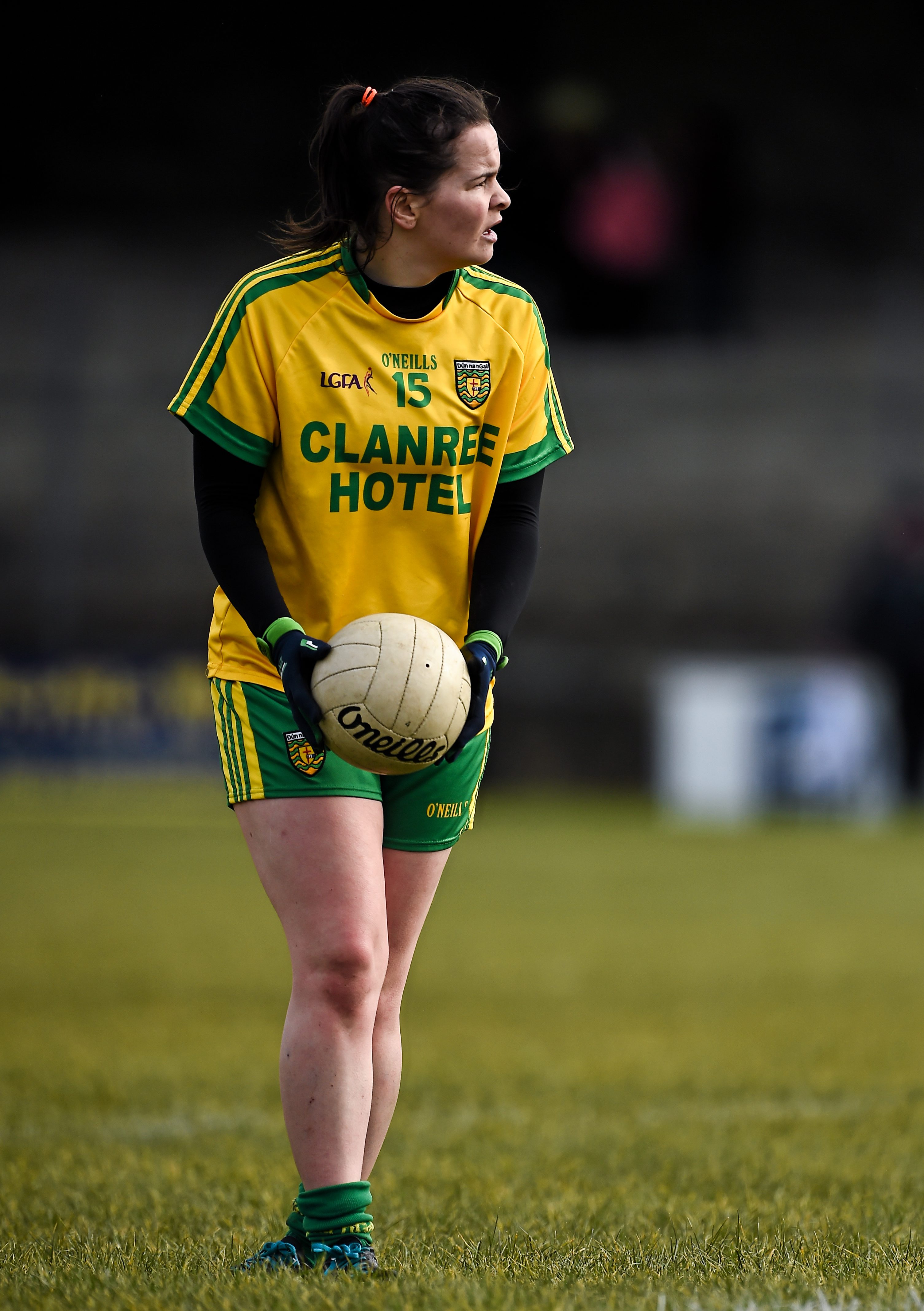 6 March 2016; Geraldine McLaughlin, Donegal. Lidl Ladies Football National League, Division 2, Donegal v Clare. Fr Tierney Park, Ballyshannon, Co. Donegal. Picture credit: Oliver McVeigh / SPORTSFILE *** NO REPRODUCTION FEE ***