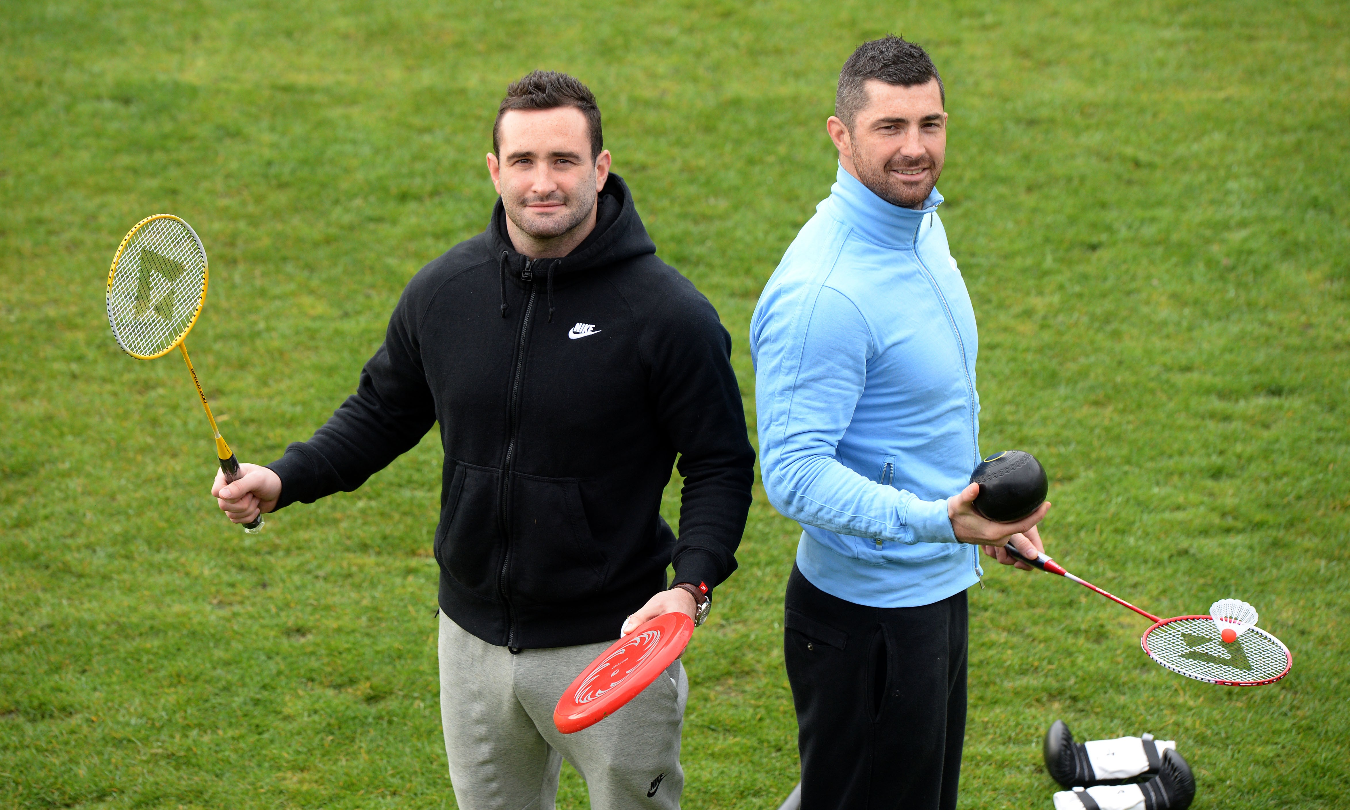 12/04/2016 - WEEKEND- Best Sports Club   MARKETING  Rob and Dave Kearney at a photocall to announce NDC sponsorship of the Irish Times Best Sports Clubs in Ireland 2016 Photograph: Eric Luke / The Irish Times