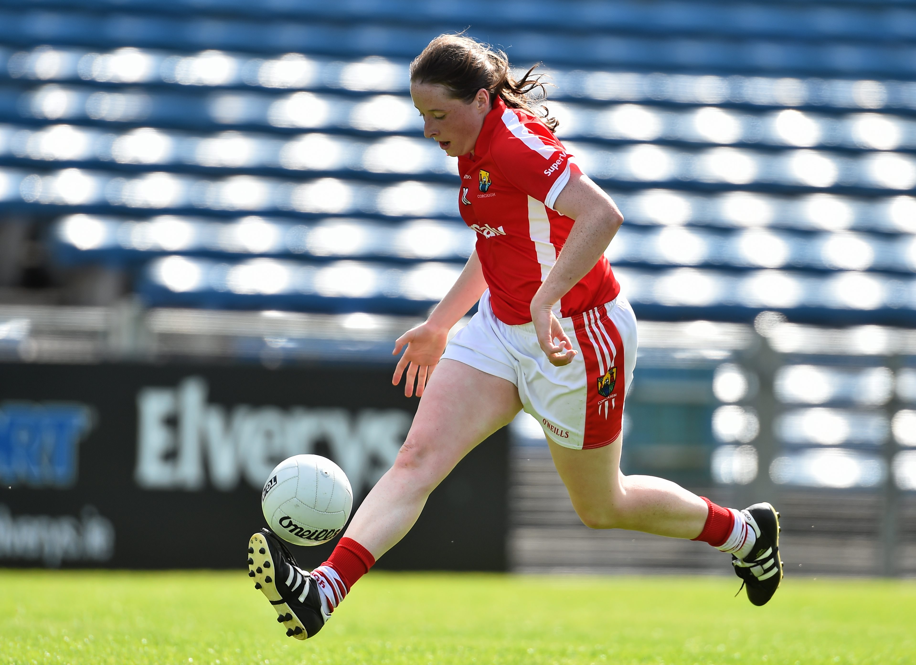 3 August 2015; Aine O'Sullivan, Cork. TG4 Ladies Football All-Ireland Senior Championship, Qualifier Round 2, Cork v Meath. Semple Stadium, Thurles, Co. Tipperary. Picture credit: Ramsey Cardy / SPORTSFILE *** NO REPRODUCTION FEE ***
