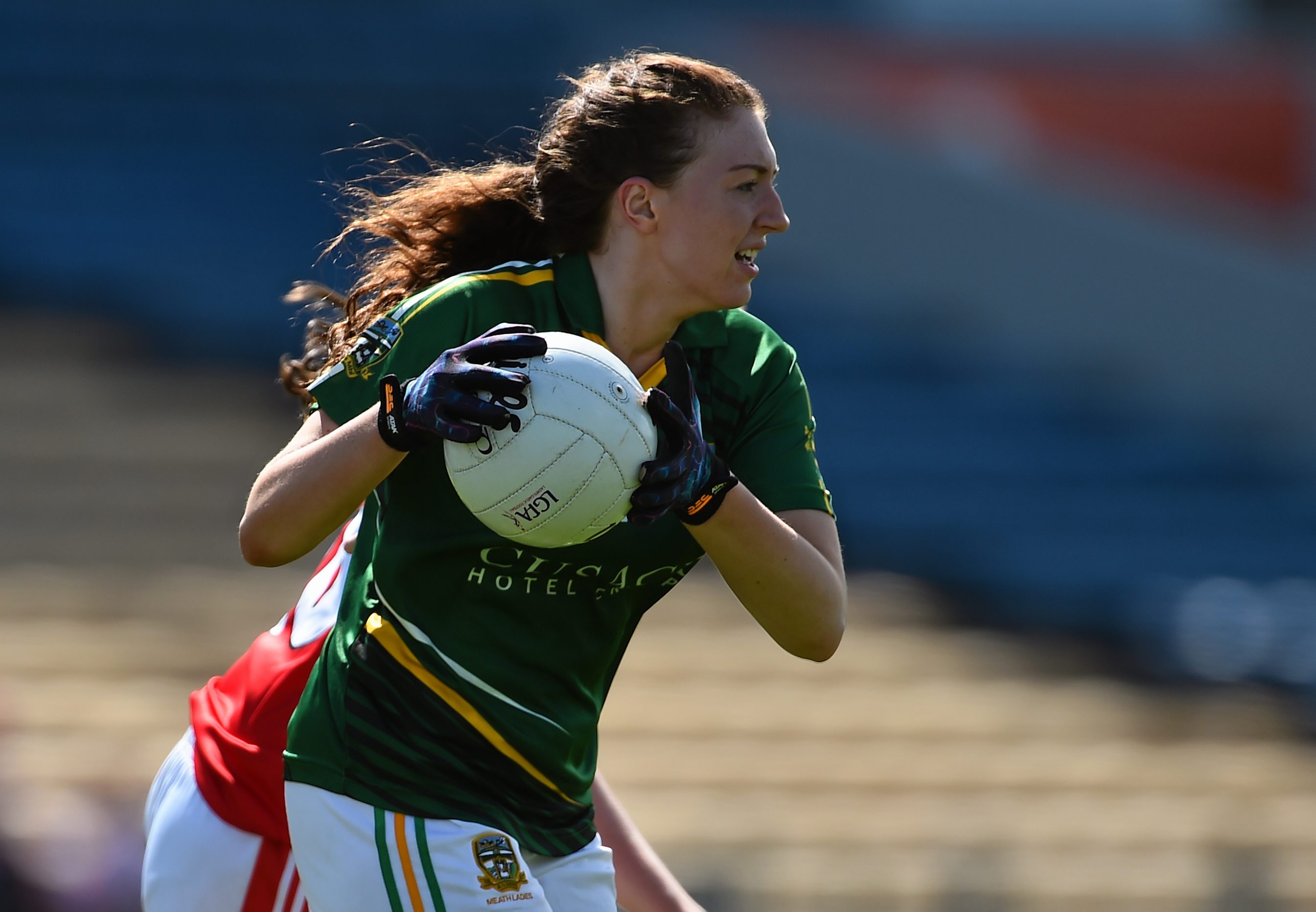 3 August 2015; Kate Flynn, Meath. TG4 Ladies Football All-Ireland Senior Championship, Qualifier Round 2, Cork v Meath. Semple Stadium, Thurles, Co. Tipperary. Picture credit: Ramsey Cardy / SPORTSFILE *** NO REPRODUCTION FEE ***