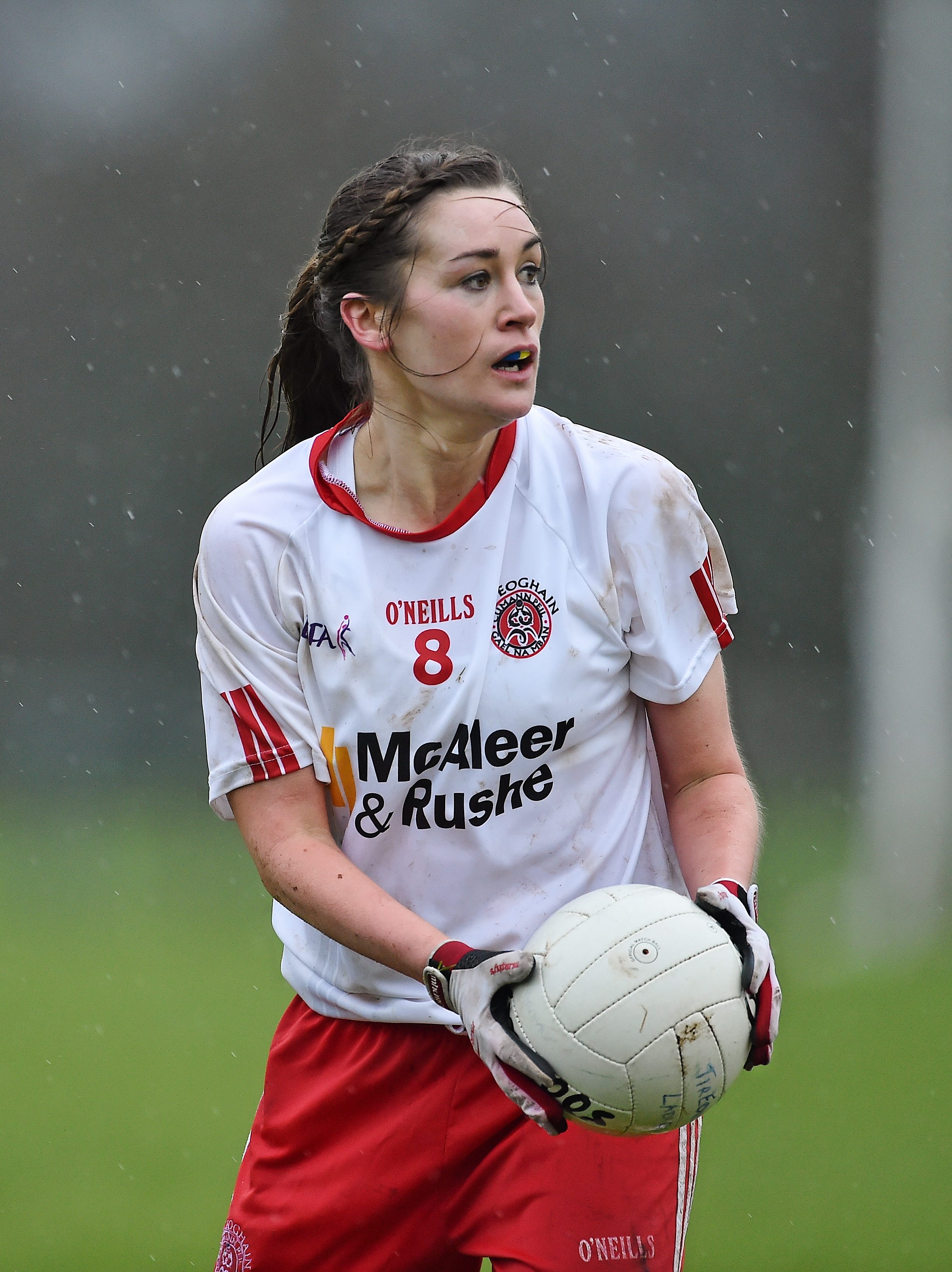 7 February 2016; Emma Hegarty, Tyrone. Lidl Ladies Football National League Division 1, Tyrone v Armagh. Drumquin, Tyrone. Picture credit: Oliver McVeigh / SPORTSFILE *** NO REPRODUCTION FEE ***