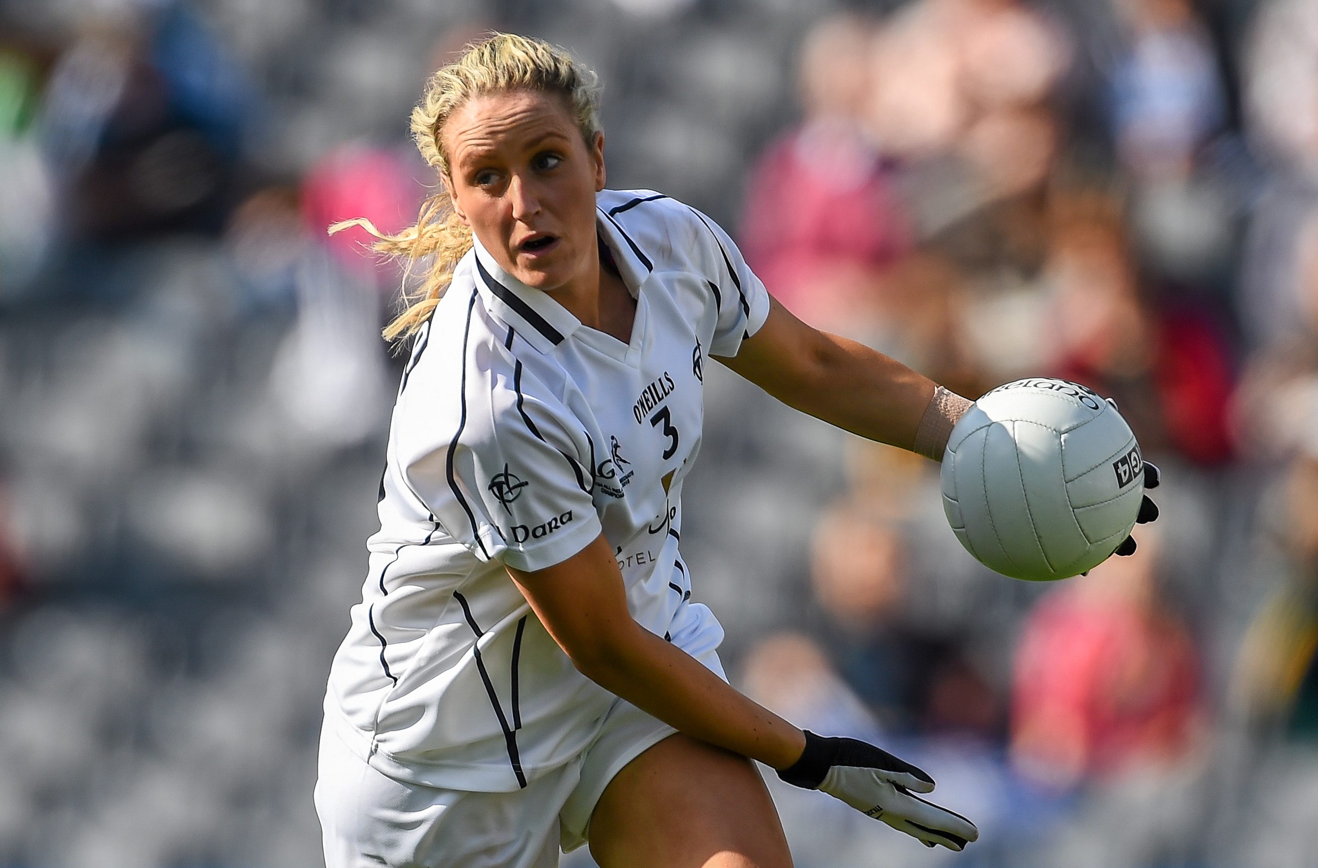 27 September 2015; Aisling Savage, Kildare. TG4 Ladies Football All-Ireland Intermediate Championship Final, Kildare v Waterford, Croke Park, Dublin. Picture credit: Ramsey Cardy / SPORTSFILE *** NO REPRODUCTION FEE ***