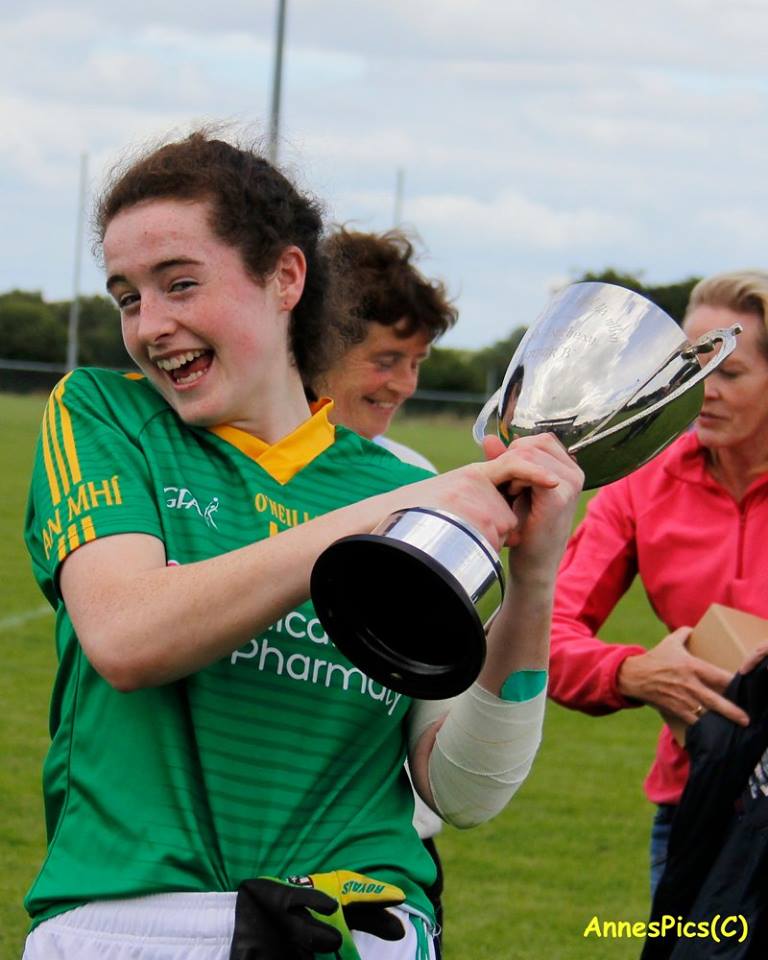 Marion Farrelly with Cup